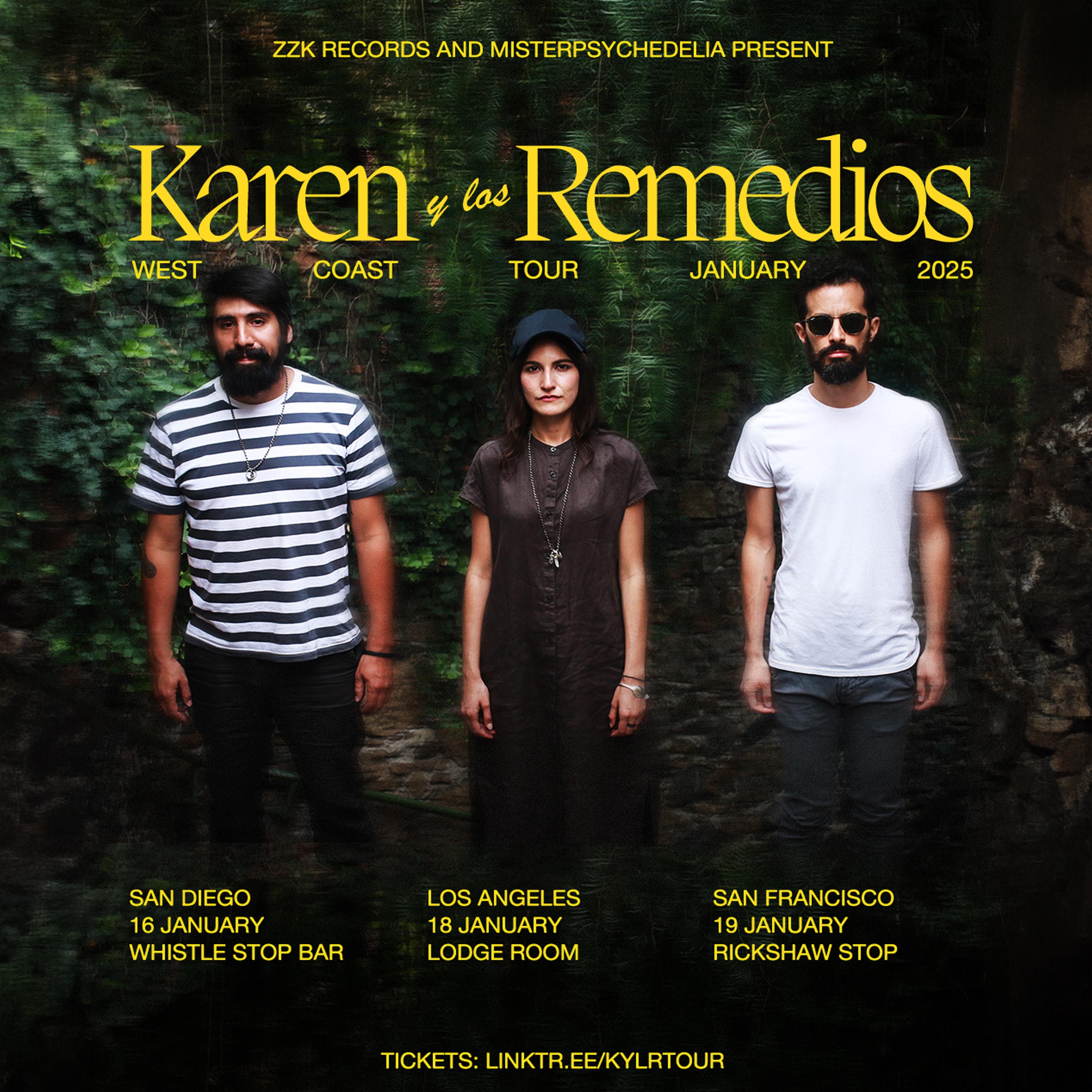 Catch Karen's Mexican Dark Cumbias in California!